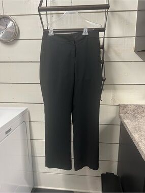 Kasper Black Wide-Leg Fully Lined Dress Pants